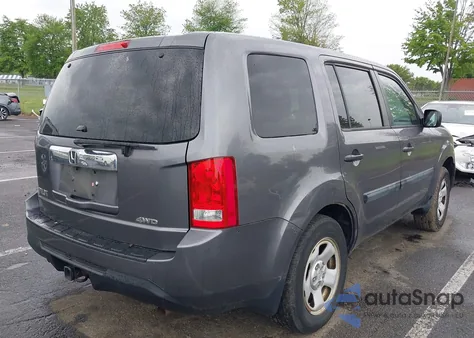 2014 Honda Pilot Lx из США, поврежденный, VIN 5FNYF4H27EB004568